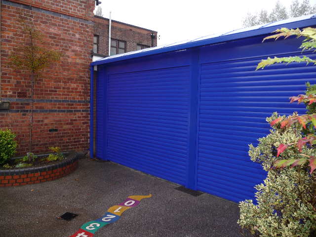 Dual powder coated roller shutters