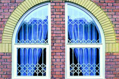 Window with internal grille